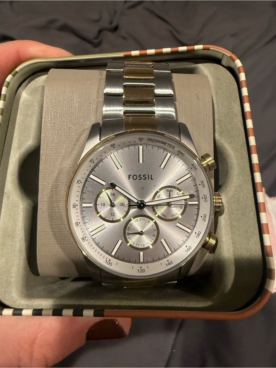 Fossil Other - Fossil Sullivan Multifunction Two-Tone Watch 42mm